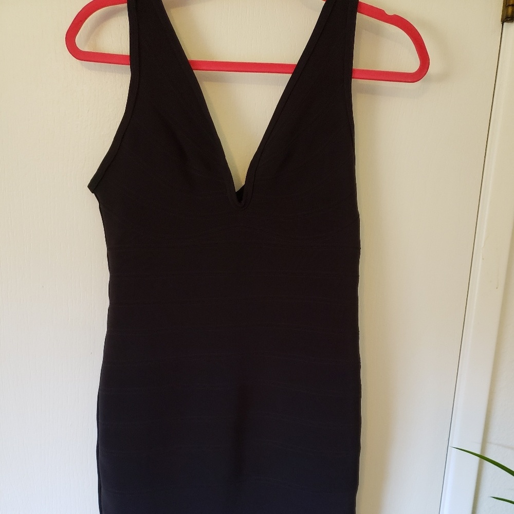 Hugo Buscati sexy black pencil dress size S